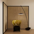 Silent Wind Screen Rattan Screen 3d model