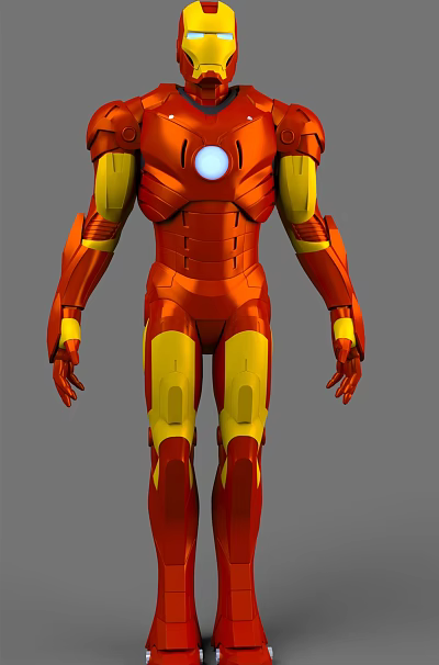 Modern Iron Man 3d model