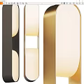 Modern Wall Sconce Design With Gold And Black Metal Frames And Soft Warm Light