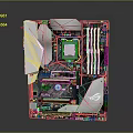 ASUS ROG High Performance Gaming Motherboard With Metal Armor And Heat Sinks