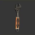 Pipe pliers vise bench vise wrench tool hardware tool processing tool furniture 3d model