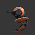 modern robot 3d model
