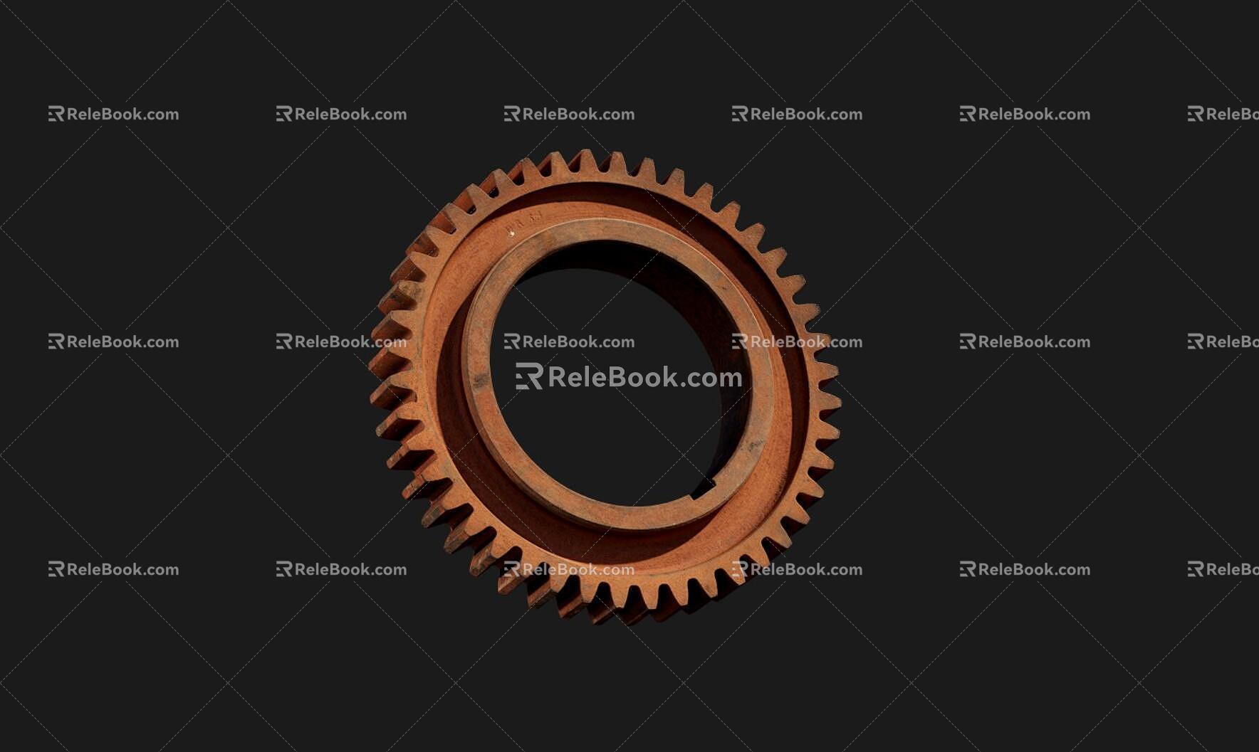 industrial LOFT gear machine parts parts gear 3d model