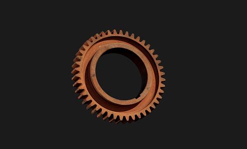 industrial LOFT gear machine parts gear 3d model