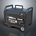 Duromax XP4400E Portable Wheeled Generator With Control Panel And Black Design