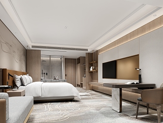 Hotel Rooms Modern Rooms 3d model