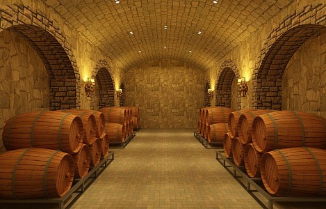 American Wine Cellar 3d model