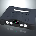 Modern game console Nintendo game console 3d model