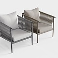 rivatti outdoor chair 3d model