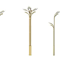 Modern Golden Lanterns With Various Stylish Outdoor Designs And Metal Frames