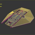 Advanced Spacecraft Featuring Solar Panel Arrays And Geometric Design For Deep Space Exploration