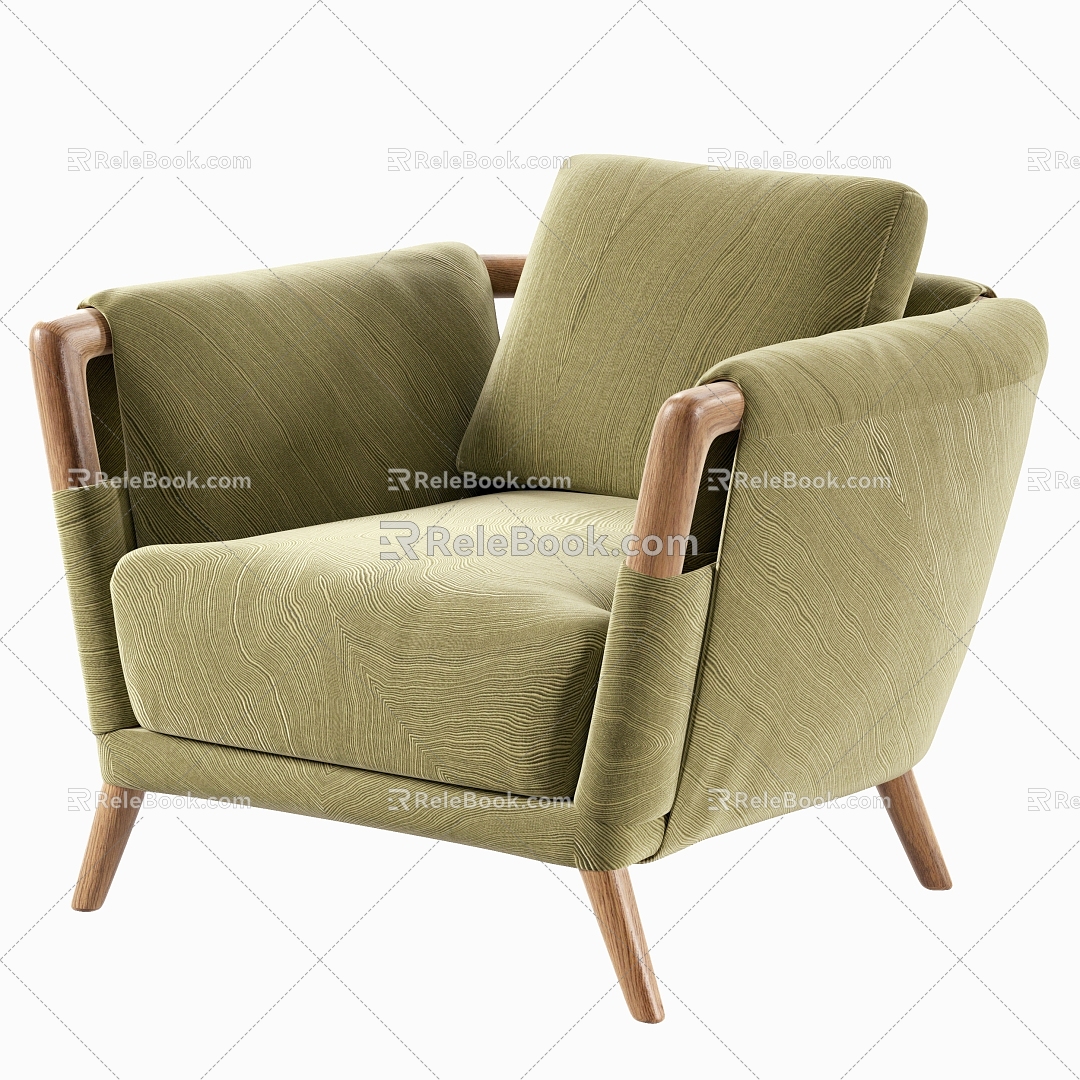 Flou modern single sofa 3d model