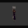 Traditional Archery Weapon Collection with Wooden Bows Arrows and Decorative Quivers