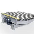 Industrial Roller Conveyor Equipment With Heavy Duty Steel Frame And Motorized Platform For Material Handling
