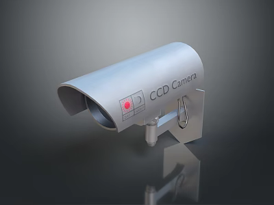 Professional Computer CCD Camera with High Resolution Digital Video Surveillance Function 3d model