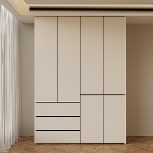 Modern wardrobe 3d model