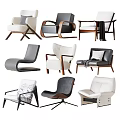 Modern Leisure Accent Chairs With Wooden Frames Diverse Upholstery And Stylish Designs