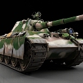 Leopard Tank German Tank Heavy Tank World War II Tank Vintage Tank 3d model