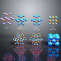 Molecular Structure Models of Gas Liquid Solid States Including Methane Water Carbon Dioxide and Ice