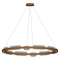 Modern Circular Metallic Chandelier Hanging Design For Interior Lighting Decor 3d model
