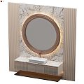 Bathroom Cabinet Wash Table 3d model