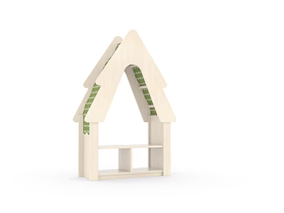 Modern bookshelf tree hole shape reading cabin 3d model Modern bookshelf tree hole shape reading cabin 3d model
