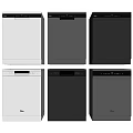 Stainless Steel And Black Dishwashers For Modern Kitchen Appliance Collection