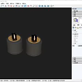 Two Lit Candles in Metallic Containers as Decorative Household Items