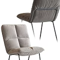 Modern Accent Chair With Velvet Upholstery Tufted Backrest And Sleek Metal Legs