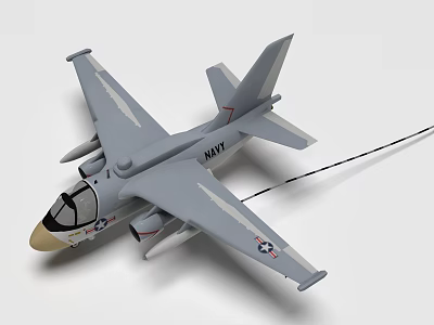 Gray Passenger Aircraft Model With Detailed Wing Structure And Emblem Design 3d model