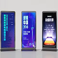 Digital Display Screens Displaying E commerce Brand Conference Creative China Event And Curious Story Content