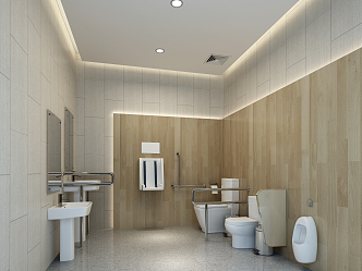 Third toilet Modern toilet 3d model