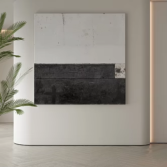 modern decorative painting 3d model