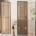 New Chinese Style Screen Partition 3d model