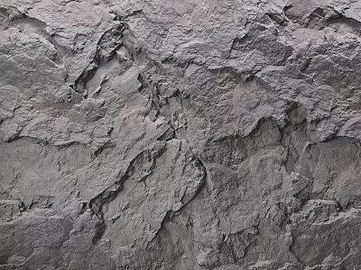 Gray Textured Background Wall Featuring Rough Natural Surface For Interior Design 3d model