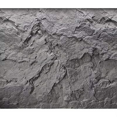 Gray Textured Background Wall Featuring Rough Natural Surface For Interior Design 3d model