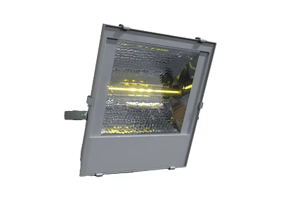 Industrial Floodlight With Durable Metal Housing Transparent Protective Cover For Outdoor Industrial Applications 3d model