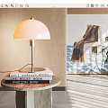 Modern Table Lamp Metal Table Lamp Combination 3d model