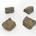 Stone Block Stone Stone Stone Stone Stone Stone Grey 3d model