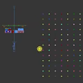 Classroom Tables And Chairs Set With Large Screen Cameras And Speakers