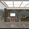 Colorful Kindergarten Interior With Play Area Books Floor Numbers And Learning Toys