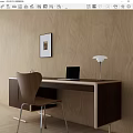 Modern desk and chair combination makeup table and chair combination 3d model