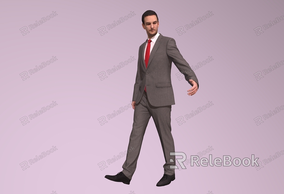 Business men's suit men's European and American white model