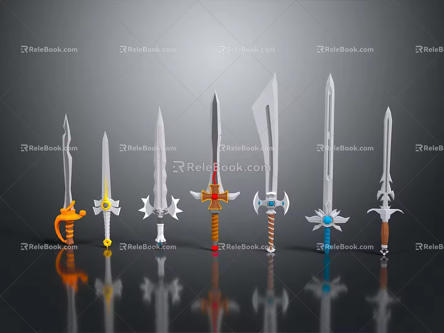 Officer Sword Sabbard 3d model