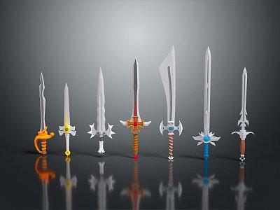 Officer Sword Sabbard 3d model