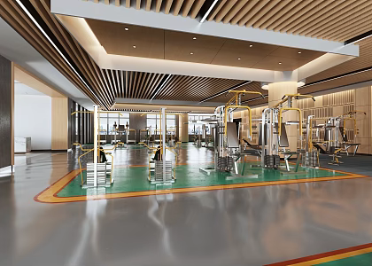 Modern Gym 3d model