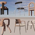 Stylish Contemporary Children's Chairs With Various Backrest Designs And Neutral Tones