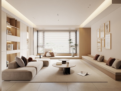 modern living room model