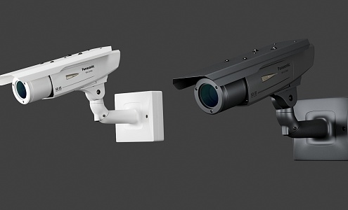 Modern surveillance cameras 3d model