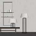 Table lamp Floor lamp 3d model